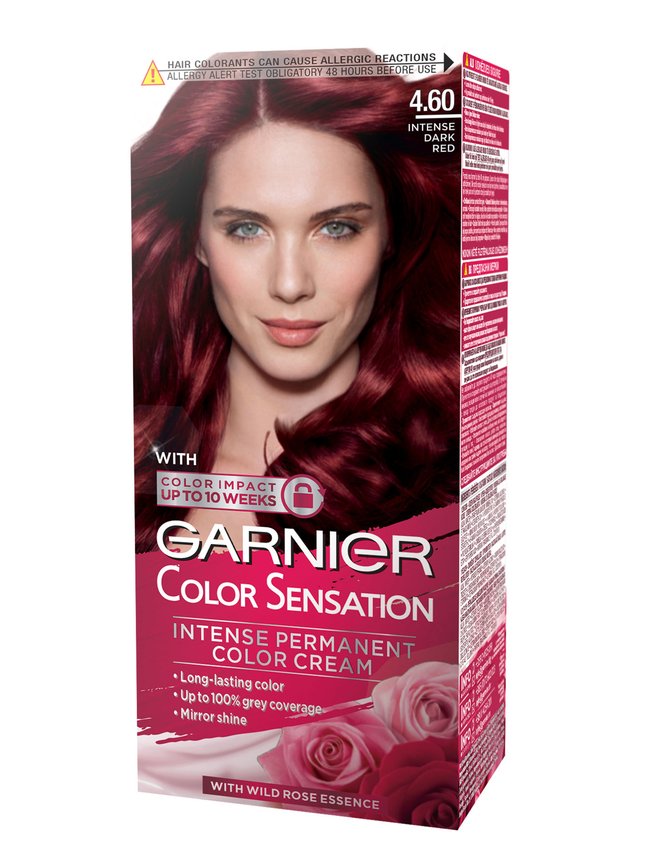 Color Sensation 460 Intenzivno Tamno Crvena Boja Za Kosu Garnier