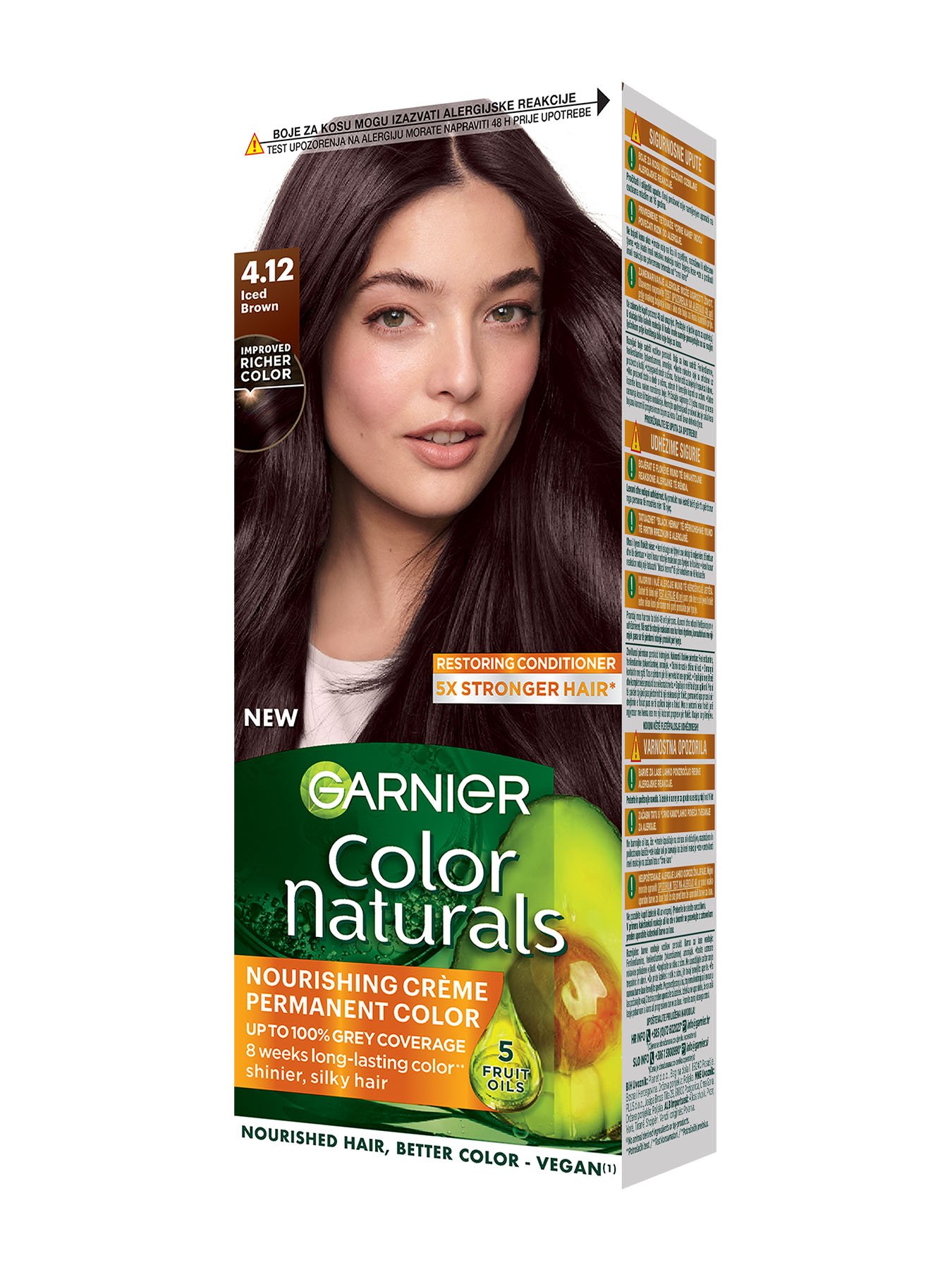 Garnier Color Naturals 4.12 Ledeno smeđa