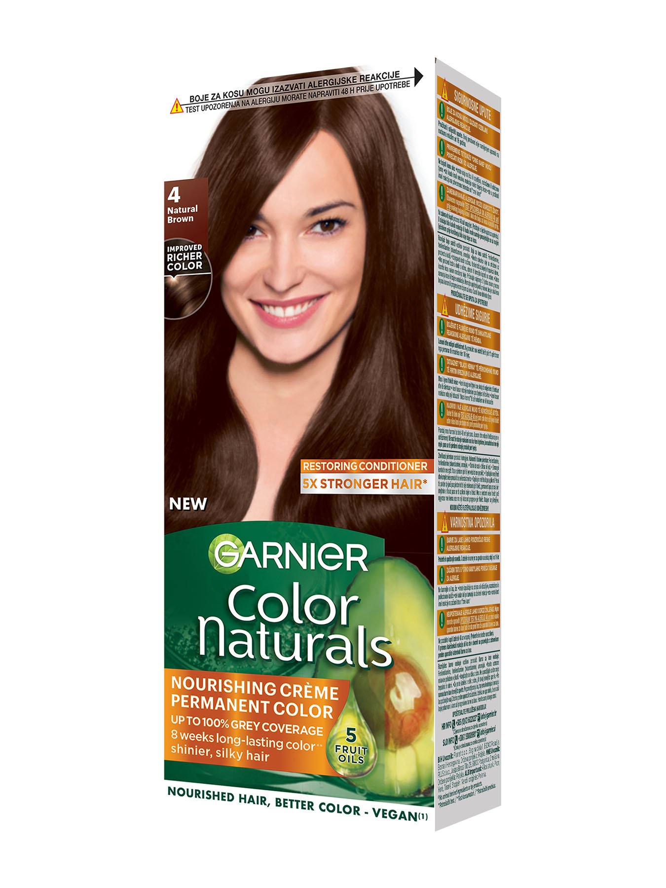 Garnier Color Naturals 4 Prirodno smeđa