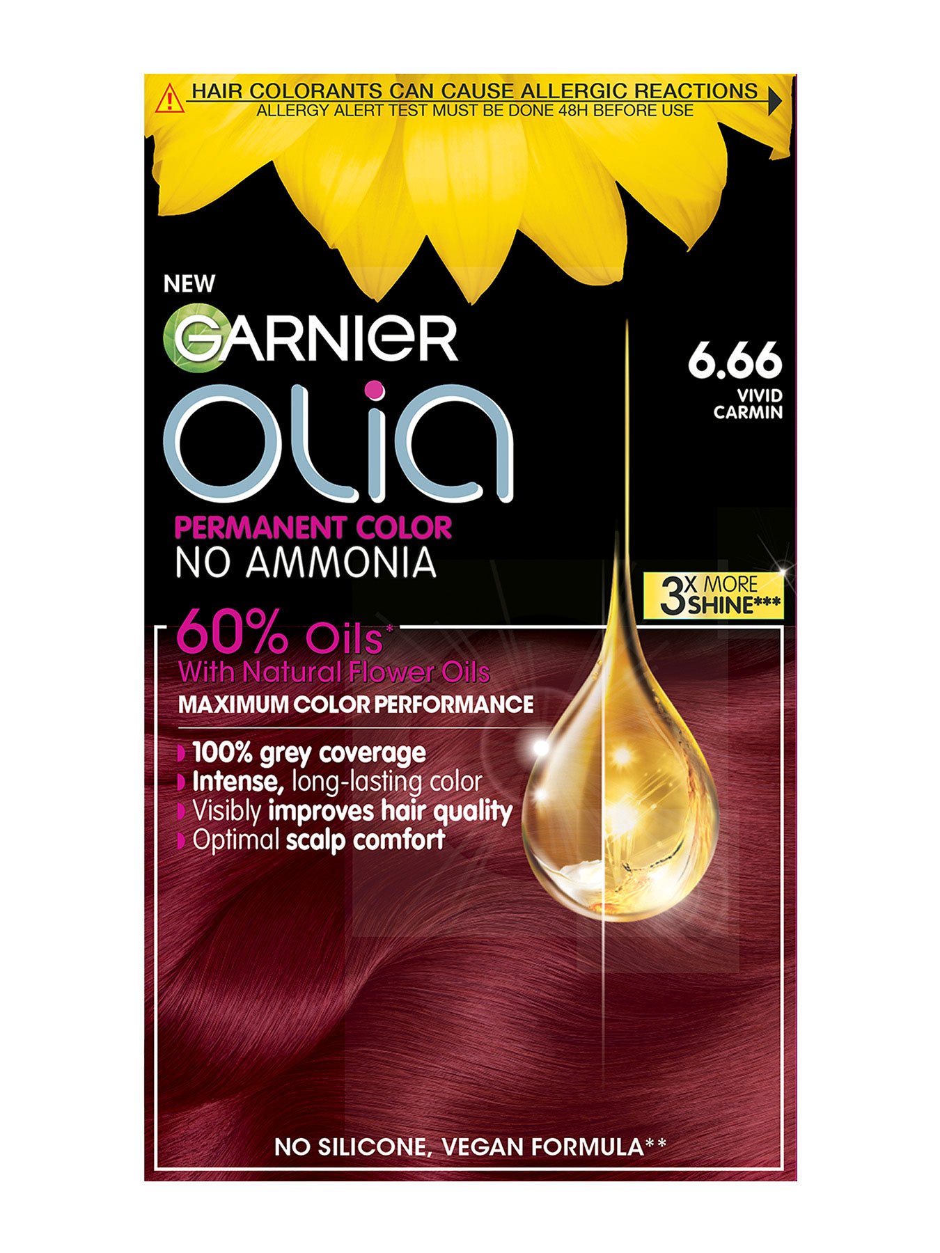 Garnier Olia 6.66 Živa karmin crvena